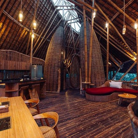 Temple House 3Bds Eco Bamboo House Pool River View Bringkit Exteriör bild
