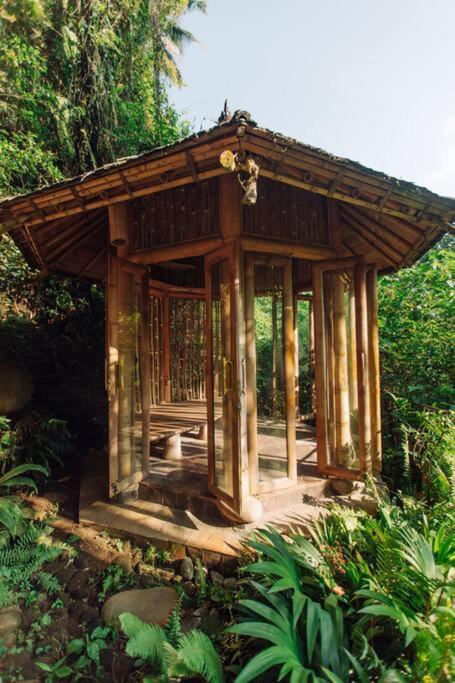 Temple House 3Bds Eco Bamboo House Pool River View Bringkit Exteriör bild