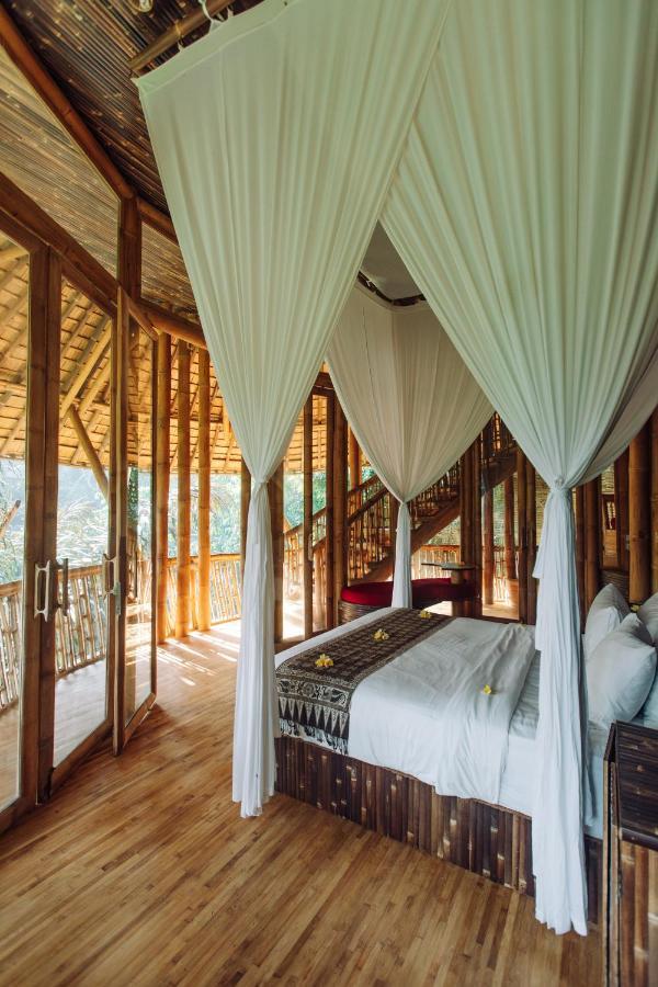 Temple House 3Bds Eco Bamboo House Pool River View Bringkit Exteriör bild