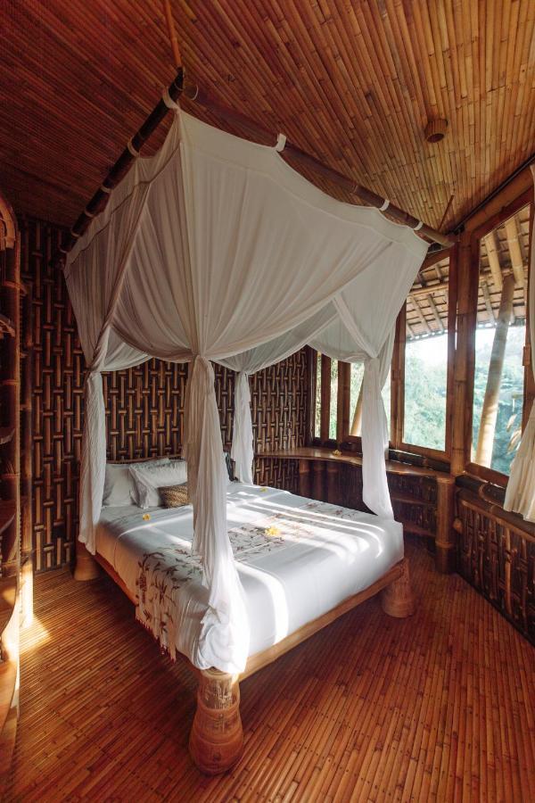Temple House 3Bds Eco Bamboo House Pool River View Bringkit Exteriör bild