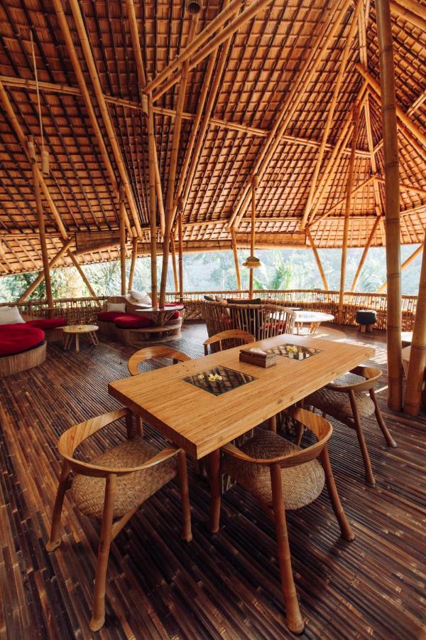 Temple House 3Bds Eco Bamboo House Pool River View Bringkit Exteriör bild
