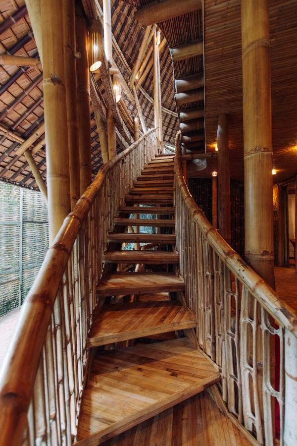 Temple House 3Bds Eco Bamboo House Pool River View Bringkit Exteriör bild